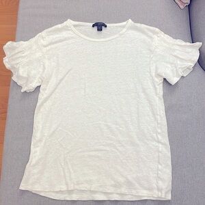 Jcrew Flutter Sleeve Tee